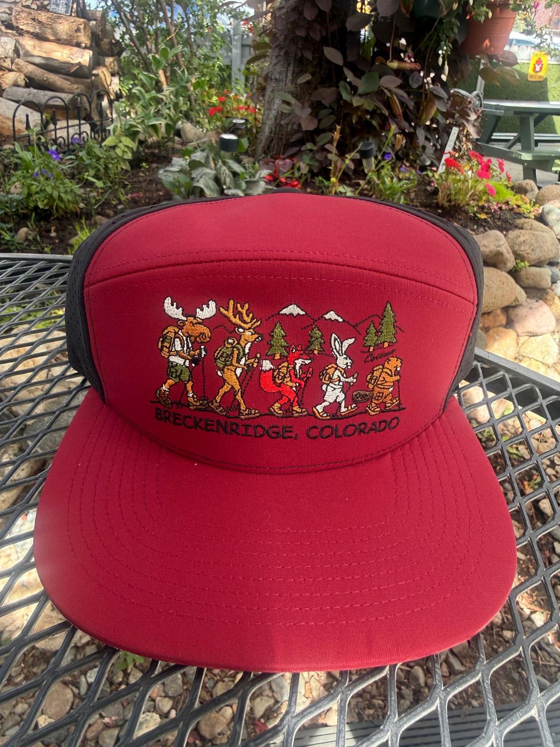 Colisco Wildlife Breckenridge Trucker Snapback Hat, Color: Red/Black, Size: O/S