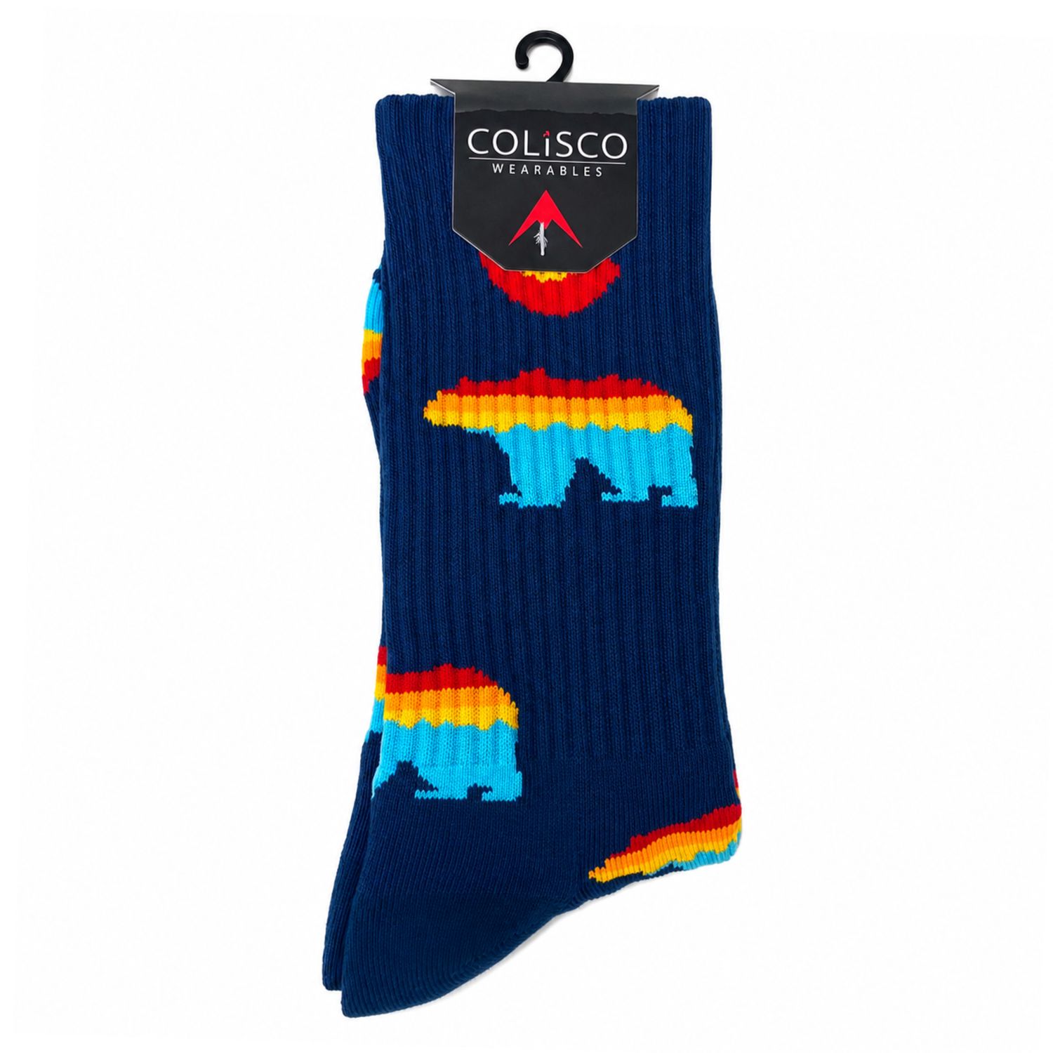 Colisco Colorado Retro Bear Crew Socks