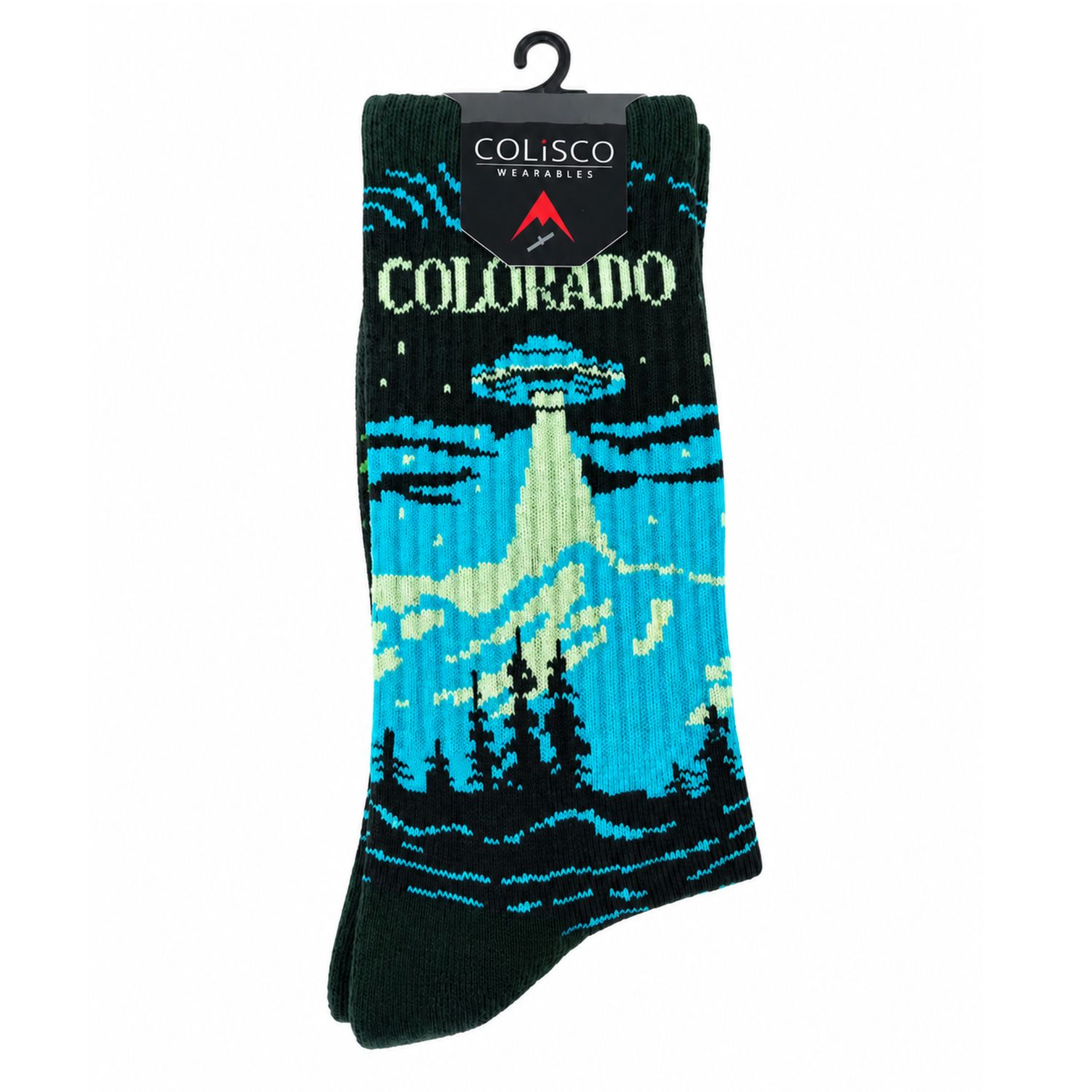 Colisco Colorado UFO Mountain Crew Socks