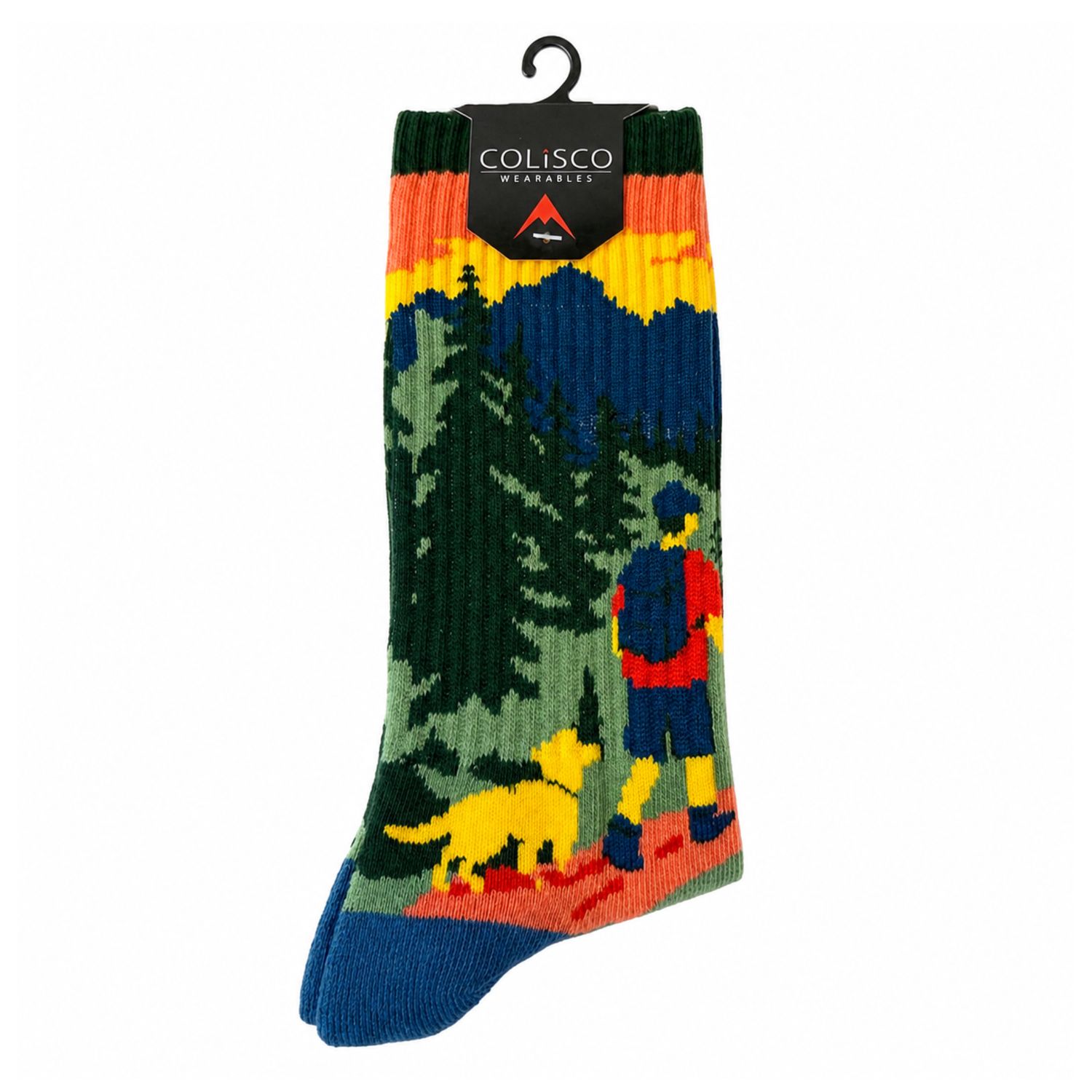 Colisco Hiking Adventure Crew Socks