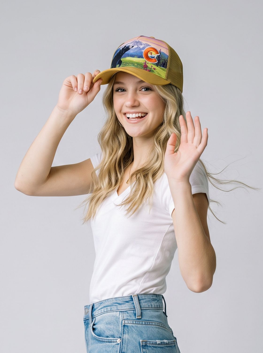 Colisco Colorado Bear Mountain Trucker Cap
