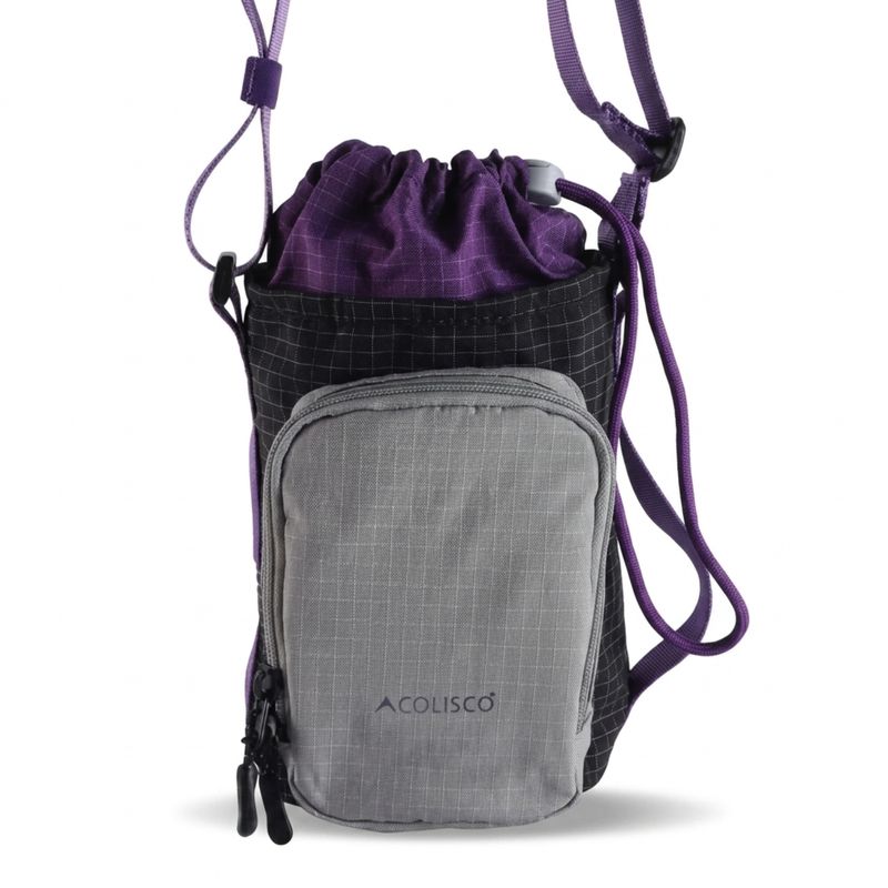 Colisco Bottle Bag III Lightweight Gray Water Bottle Carrier