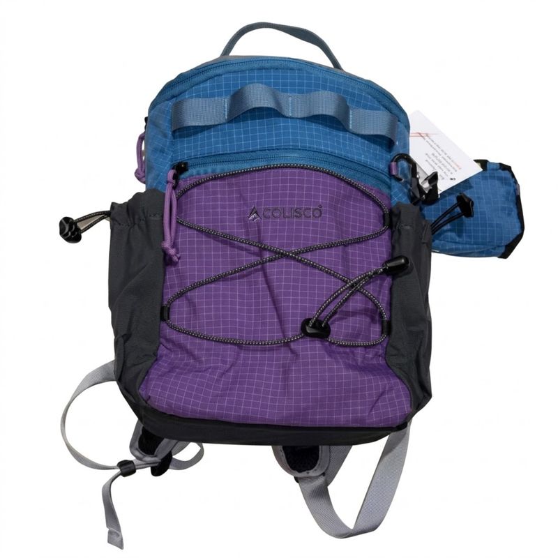 Colisco Purple Blue Outdoor Backpack Lightweight Travel Daypack