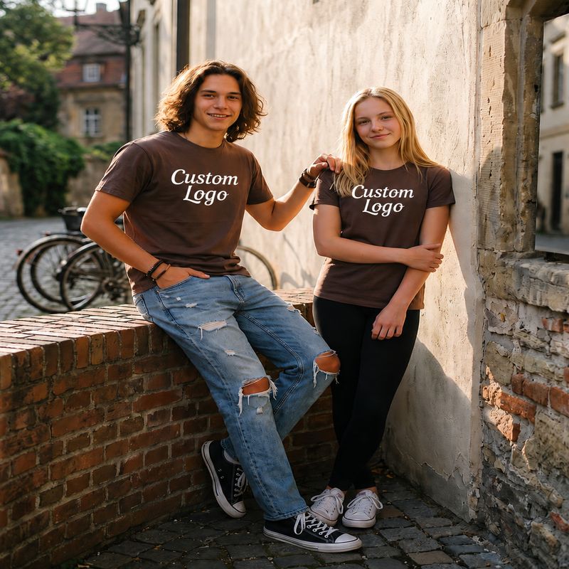 Custom Logo 100% Cotton Shirt