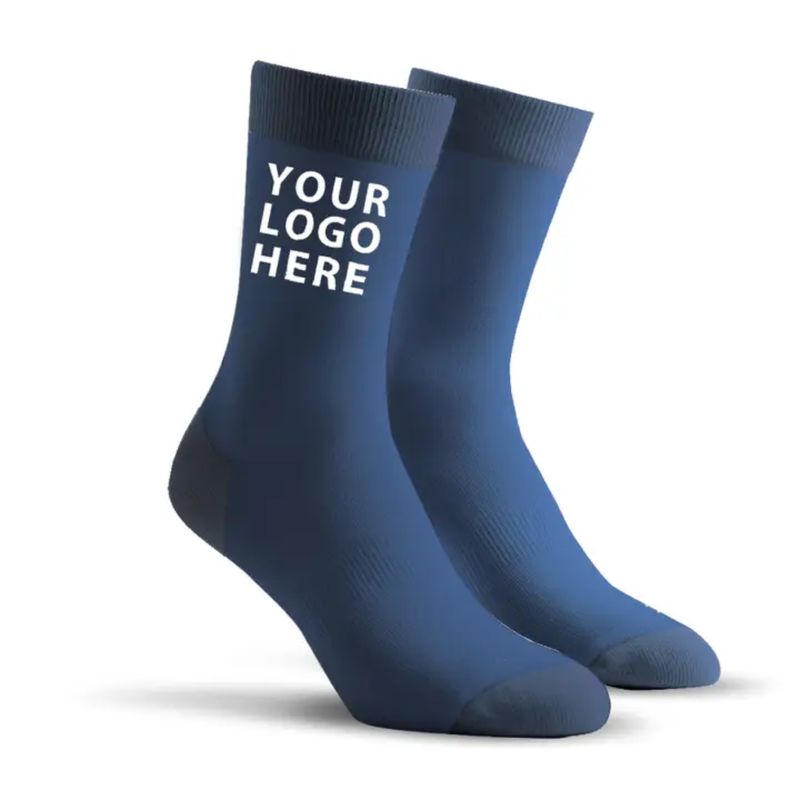 Custom Logo Printed Unisex Crew Socks