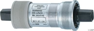 SHIMANO BBUN300 - Axle 117.5mm - Shell 68mm