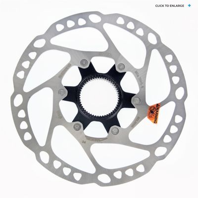 ROTOR FOR DISC BRAKE, SM-RT64, DEORE, M 180MM, W/LOCK RING (External Spline Type)