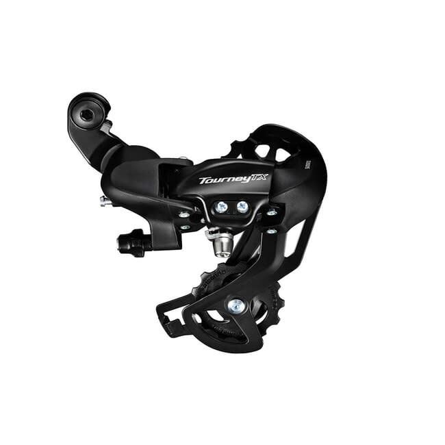 Shimano Tourney RD-TX800 Rear Derailleur - 8 Speed Long Cage Shimano Rear Direct Mount Black