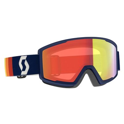 SCO Goggle Factor pro retro blue enh red chr