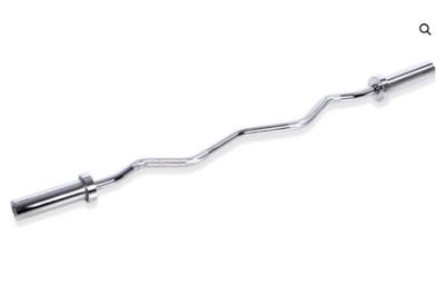 York Olympic Chrome E-Z Curl Bar