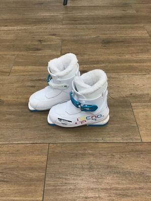 Used ski boot tecno pro 20.5 white/blue