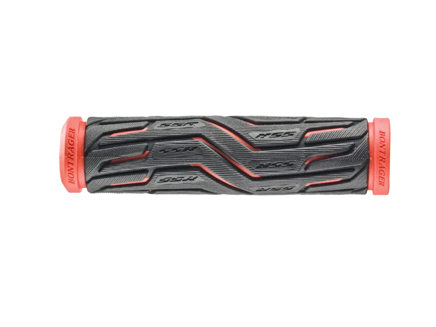 GRIP BONTRAGER SSR CLOSED END 130MM BLACK/RED ENDS