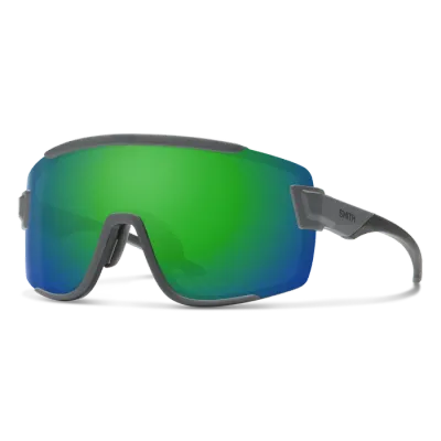 Smith Wildcat matte cement/chromapop green mirror