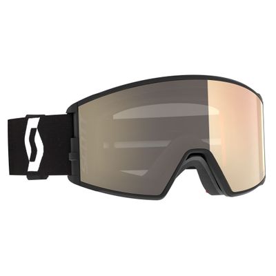 SCOTT Goggle React LS miner bl/whi lt.s.brz.chr w/replacement lens