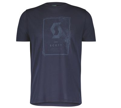 Scott Shirt DEFINED DRI SS SHIRT DARK BLUE-L^
