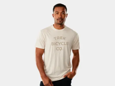 Shirt Trek Bicycle Tonal Tee Medium Cream