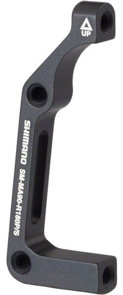 Shimano, XTR SM-MA90-R180P/S Disc brake adapter for Post Mount caliper, Rear, ISO frame, 180mm rotor