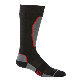 Kombi the Brave sock - black/red/charcoal- Small