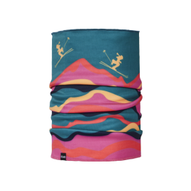 Kombi velvet fleece multi scarf- deep lake