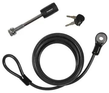 Locking Threaded Hitch Pin 5/8&quot; Plus 7.5 Ft. Cable