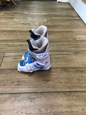 Used Nordica Boot Fire Arrow team 3 size 21.5 white/blue