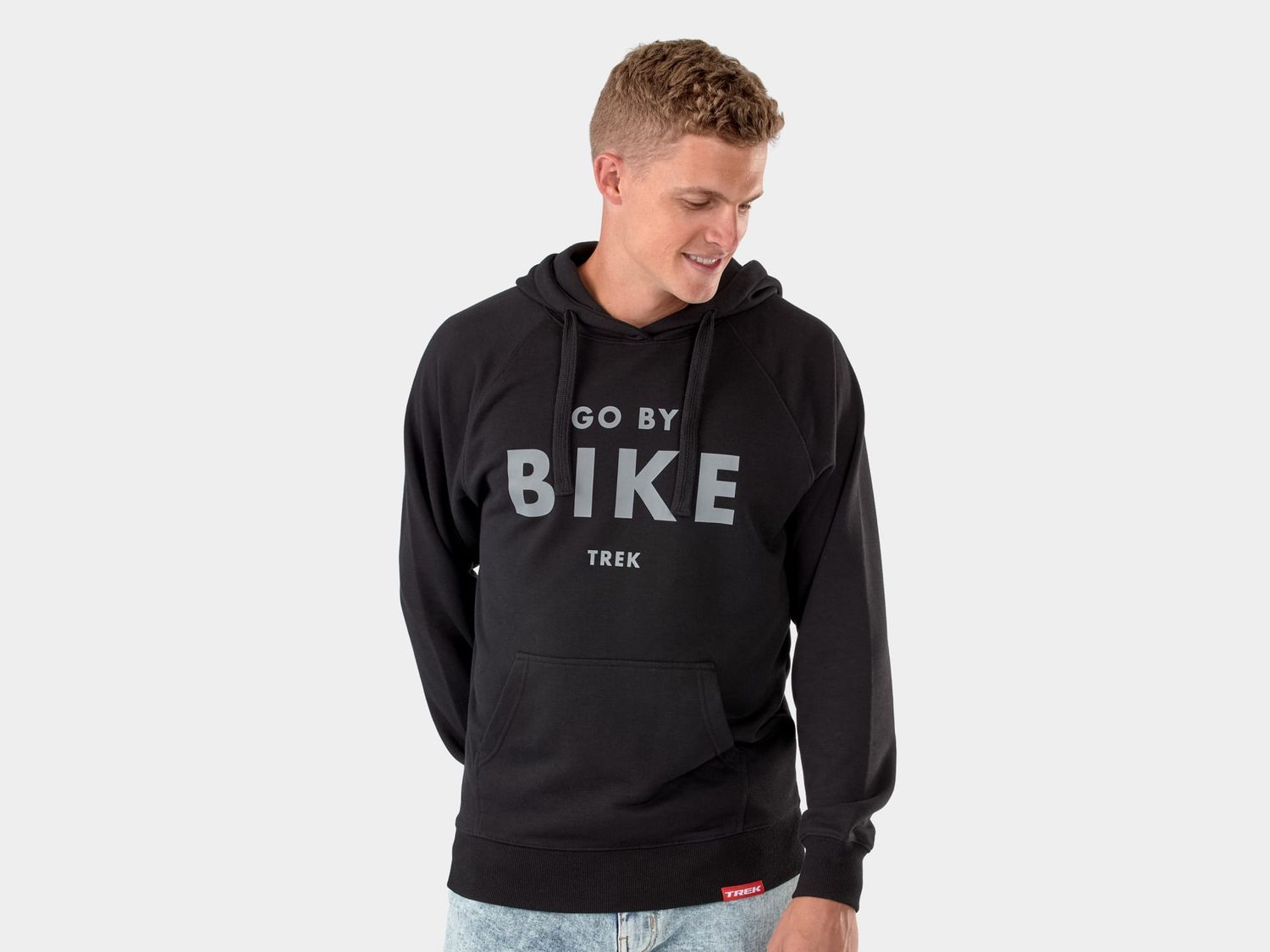 Trek Go By Bike Hoodie Large Black