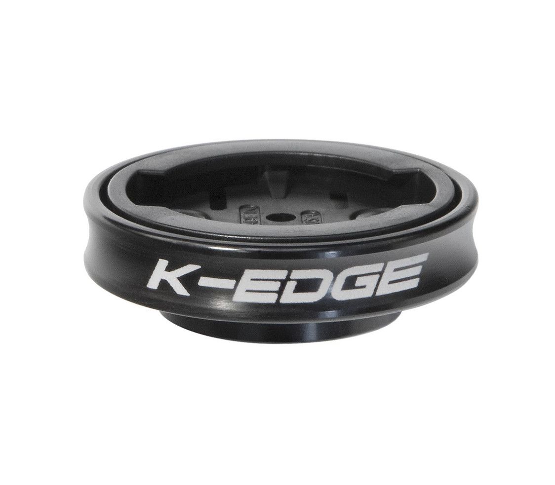 K-Edge, Gravity Cap Garmin 1/4 Turn, Tp cap munt, Black