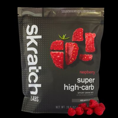 Skratch lab Super High-Carb Sport Drink Mix, Raspberry, 840g