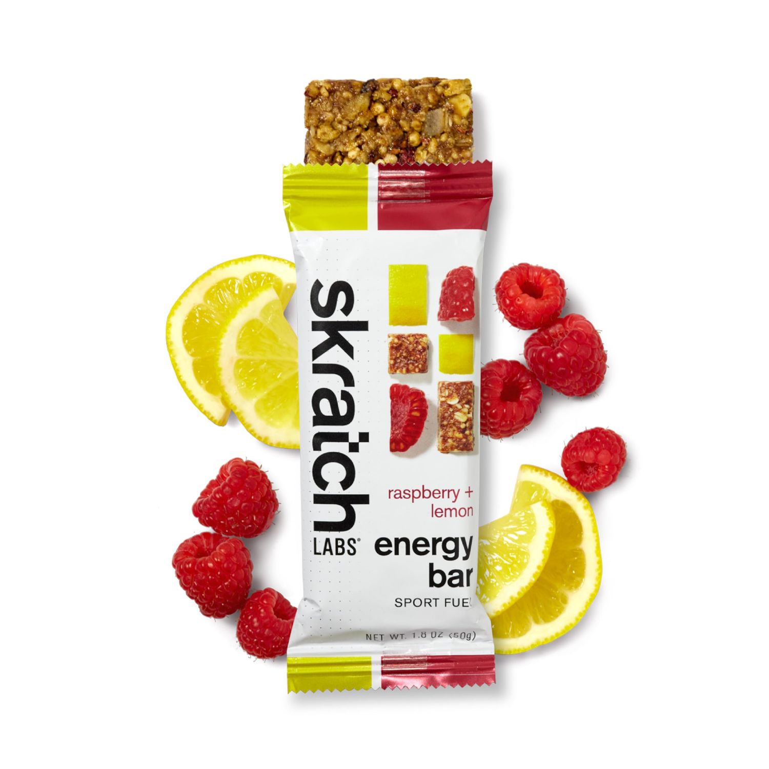 Skratch Labs, Anytime Energy, Bars, Rasberry/Lemon, 12pcs