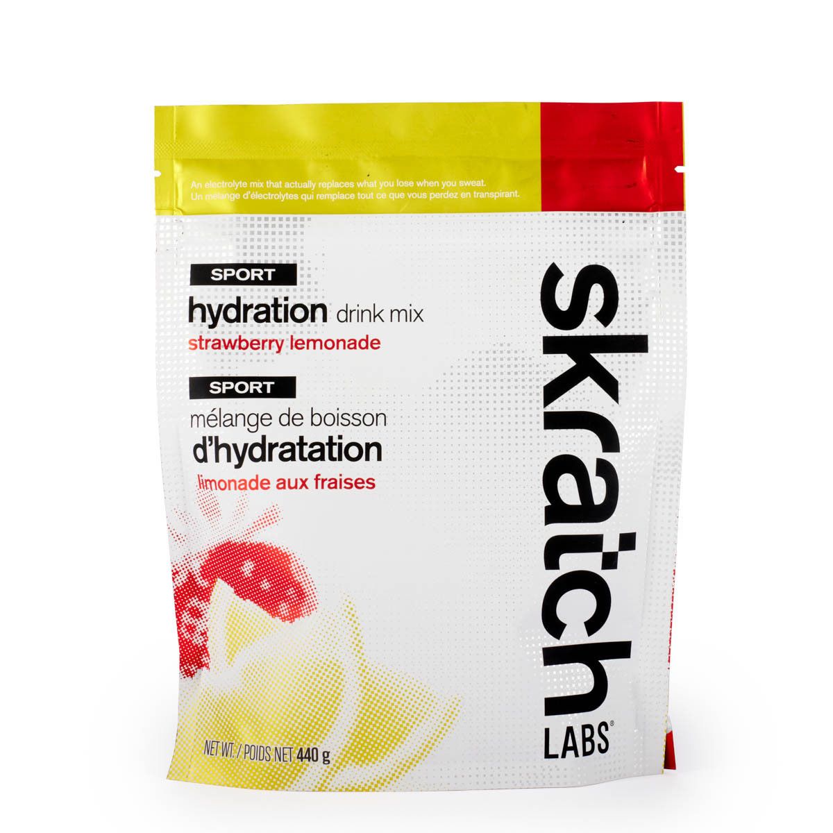 Skratch Labs, Sport Hydration, Drink Mix, Strawberry, Pouch, 20 servings, 440g