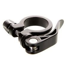 EVO, Integrated Skewer, Seatpost Clamp, 34.9mm, Black