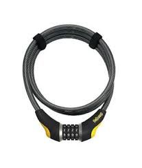 Onguard, Akita Combination, Cable lock, Combination, 10mm, 185cm, 73&#39;&#39;, Black