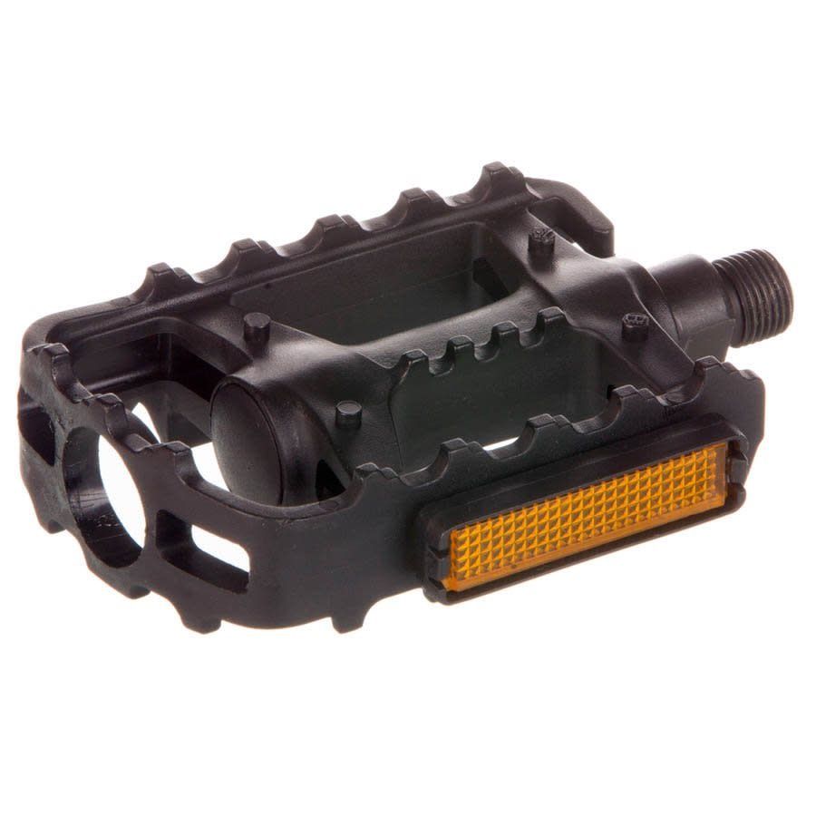 EVO, Swivel Resin, Pedals, Body: Resin, Spindle: Steel, 9/16&#39;&#39;, Black, Pair