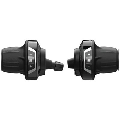SHIFT LEVER SET, SL-RV400, 3 (SIS) X 6-SPEED, REVO SHIFTER, R: 2050MM, L:1800MM, 600 X 600 X 300MM BLACK OUTER, W/ OPTICAL GEAR DISPLAY