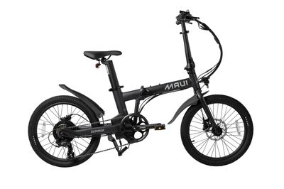 Maui Summer Electric Folding Bike Black
