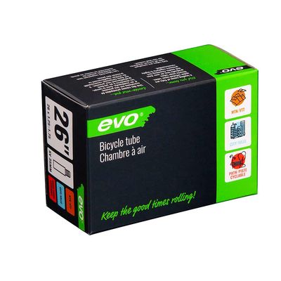EVO, SV, Tube, Schrader, Length: 48mm, 26&#39;&#39;, 1.25-1.75