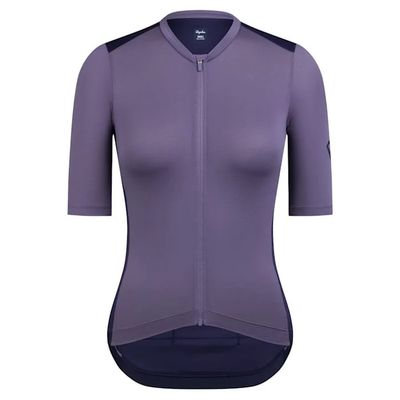 Rapha Pro Team Women&#39;s Training Cycling Jersey Purple Large