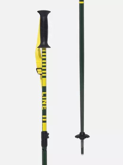 LINE Get Up Ski Poles Green One Size