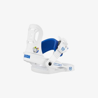 Union Cadet One White Kids Snowboard Binding  XS