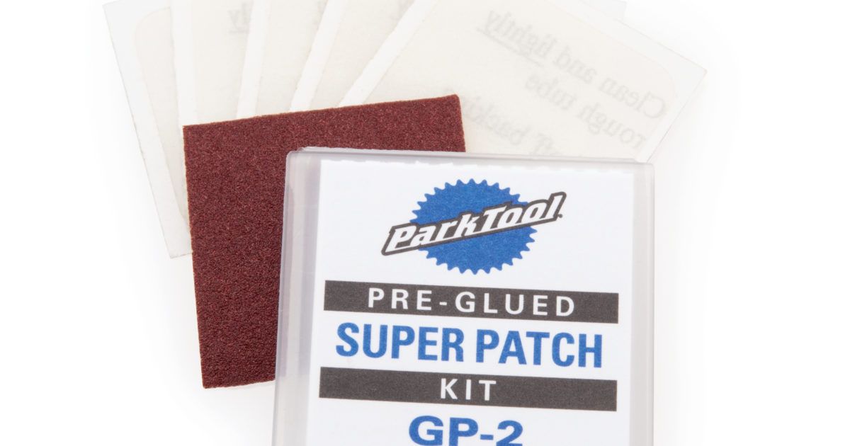 Park Tool, GP-2, Kit of 6 pre-glued patches, 1 kit on a header card