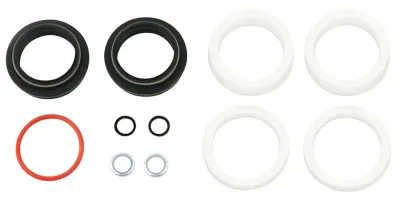 Rock Shox Fork Dust Wiper Upgrade Kit - 30mm Black Flanged Low Friction Seals (Includes Dust Wipers, 5mm &amp; 10mm Foam Rings) - XC30/30Gold/30Silver/Paragon/Psylo/DUKE