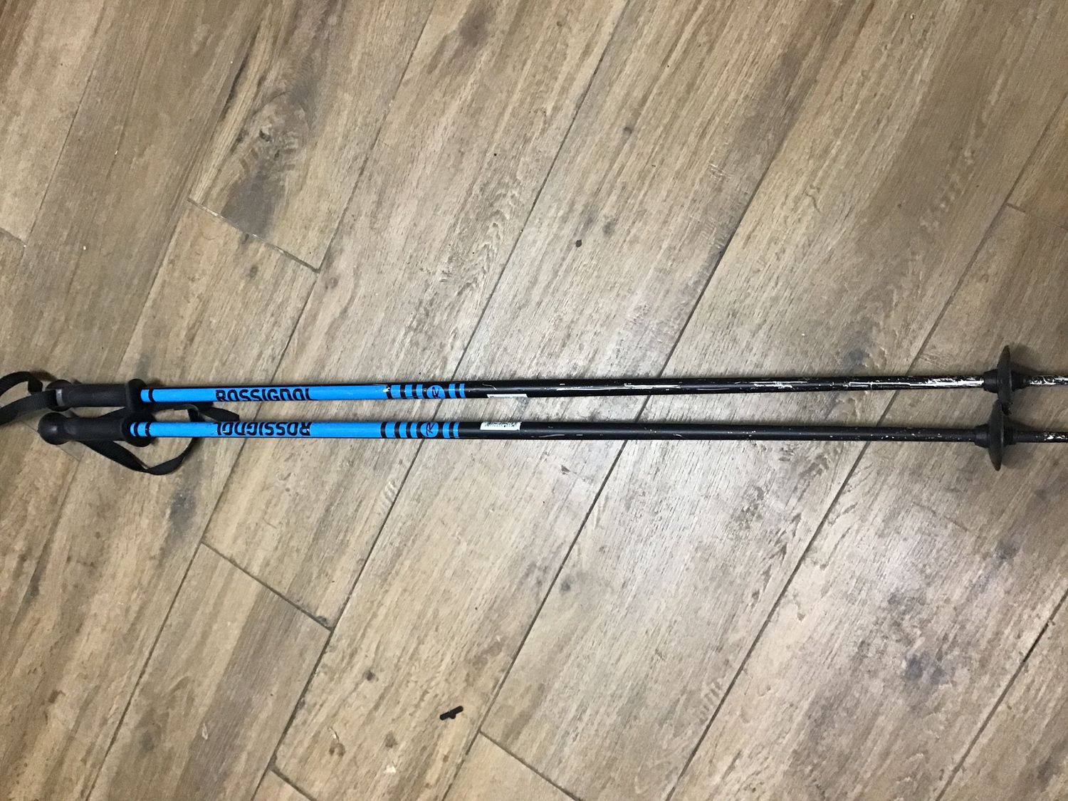 Used Rossignol Poles 120 Blue/Black