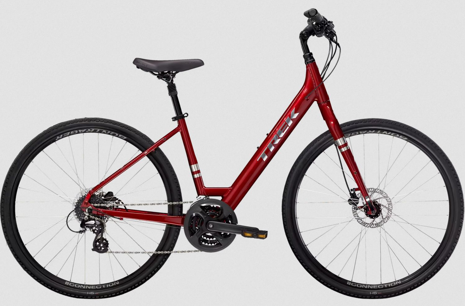 Trek Verve 2 Disc Low Step L Rage Red