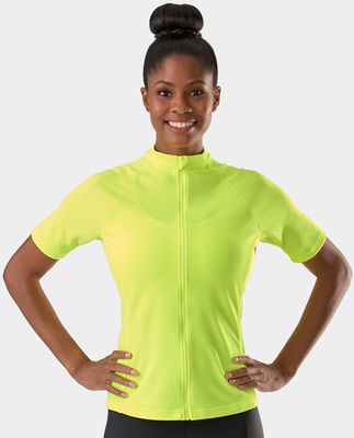 Jersey Trek Solstice Women Large Radioactive Yellow