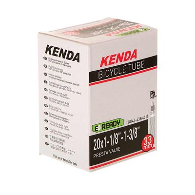 Kenda, Presta-Removable Valve Core, Tube, Presta, Length: 48mm, 26'', 4.00-5.00