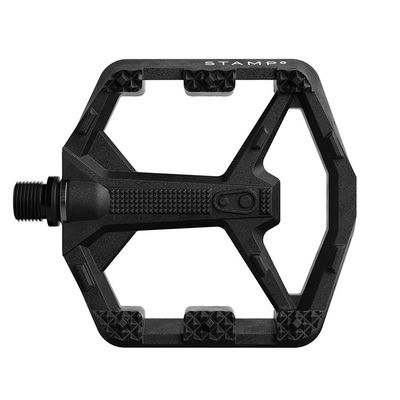 crankbrothers, STAMP 0, Platform Pedals, Body: Composite, Spindle: Cr-Mo/Steel, 9/16'', Black, Small, Pair