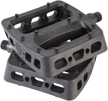 Odyssey Twisted Pro PC Pedals - Platform, Composite/Plastic, 9/16", Black
