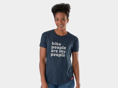 Shirt Trek Bike People Tee Women Medium Navy
