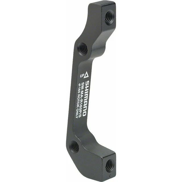Shimano, SM-MA-R160P/S, Disc brake adapter for Post Mount caliper, Rear, ISO frame, 160mm rotor