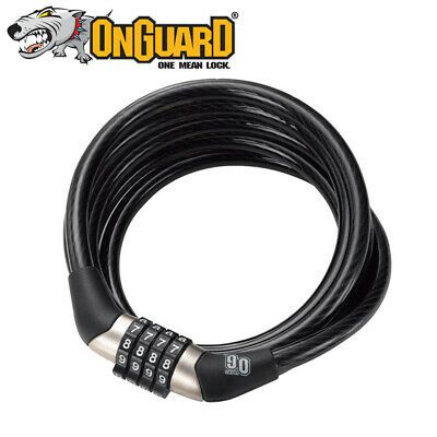 OnGuard, G 5817, Cil cable with cmbinatin lck, 8mm x 150cm (8mm x 4.9')